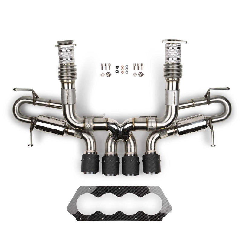 Fabspeed Chevrolet Corvette C8 Stingray / E-Ray  Valved Center Exit Conversion Exhaust System (2023+)