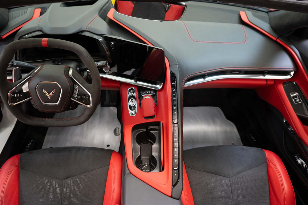 Fabspeed Chevrolet Corvette C8 Aluminum Floor Mats / Track Mats (2020+)