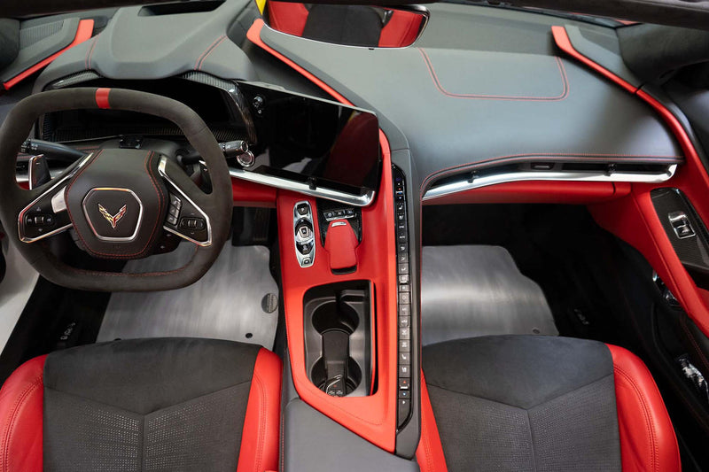 Fabspeed Chevrolet Corvette C8 Aluminum Floor Mats / Track Mats (2020+)