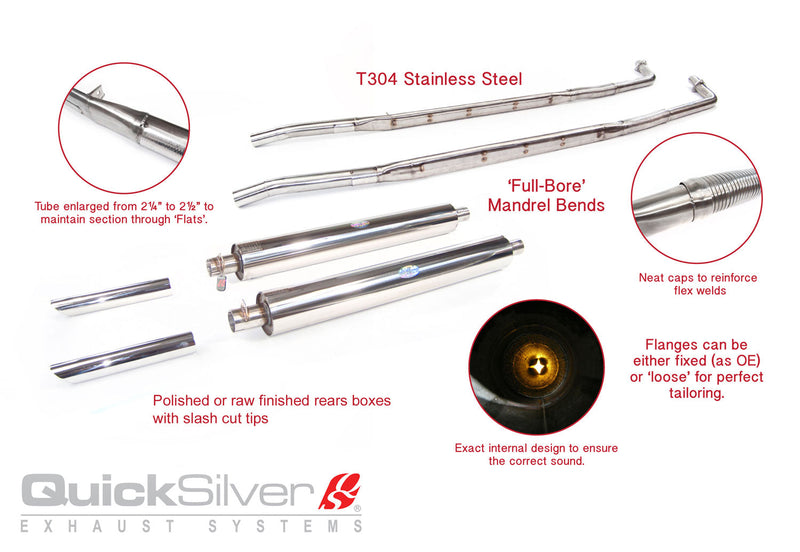 Aston Martin DB4 Stainless Steel Exhaust (1958-63)