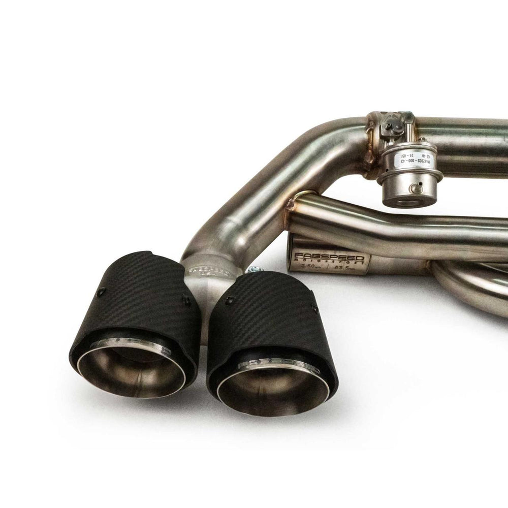 Fabspeed Porsche 991.2 Carrera Valvetronic Center Muffler Bypass X-Pipe (Non-PSE Only)