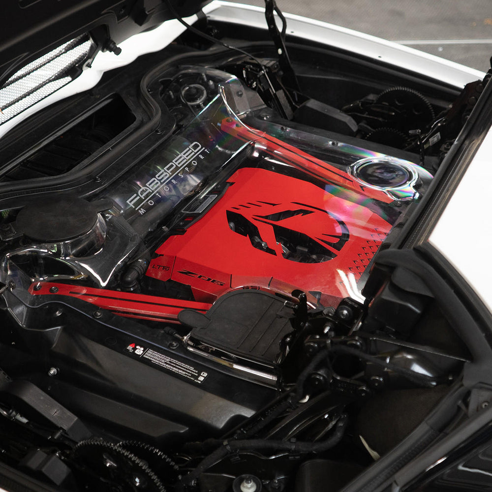 Fabspeed Corvette C8 Z06 Red Engine Cover