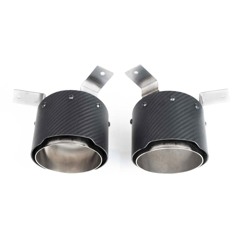 Fabspeed Ferrari F8 Tributo Carbon Fiber Exhaust Tips (2020+)