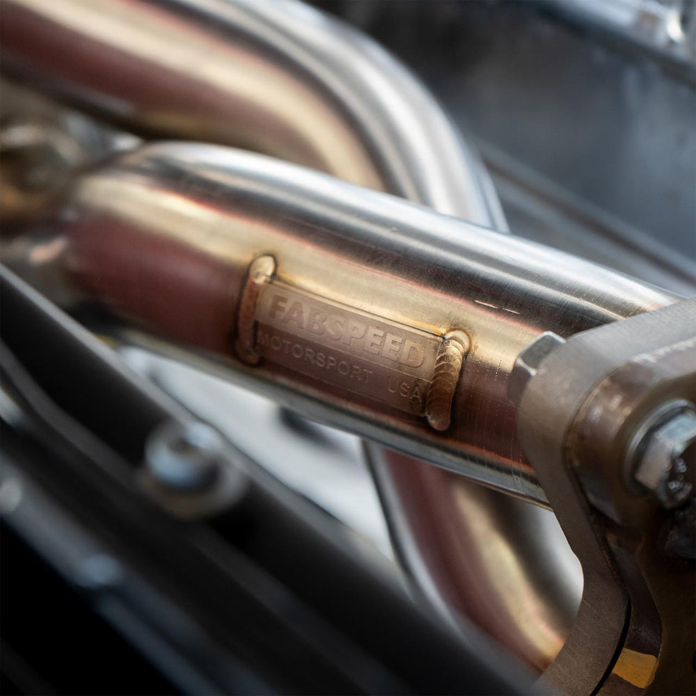 Fabspeed Ferrari F8 Tributo Rear Center Muffler Bypass X Pipe (2020+)