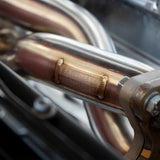 Fabspeed Ferrari F8 Tributo Rear Center Muffler Bypass X Pipe (2020+)