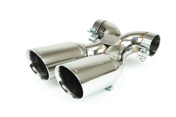 Fabspeed Porsche 987.2 Boxster / Cayman, Cayman R, Spyder Maxflo True X-Pipe with Dual Tips (2009-2012)