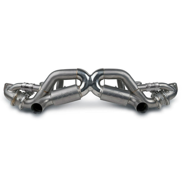 Fabspeed Porsche 718 GT4 RS Titanium Valvetronic X-Pipe Cat-Back Exhaust System (2022+)