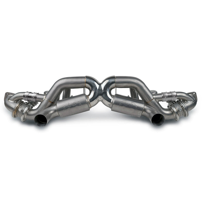 Fabspeed Porsche 718 GT4 RS Titanium Valvetronic X-Pipe Cat-Back Exhaust System (2022+)