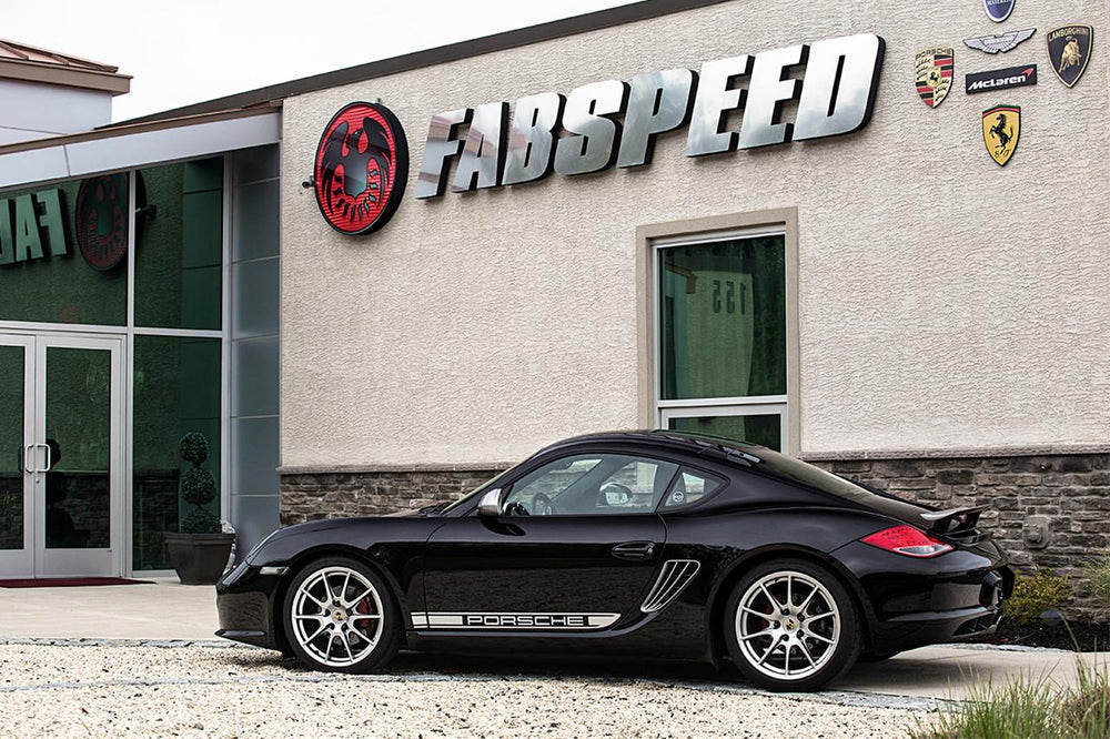 Fabspeed Porsche 987.2 Boxster / Cayman, Cayman R, Spyder TrackTec Valved Bypass Exhaust System (2009-2012)