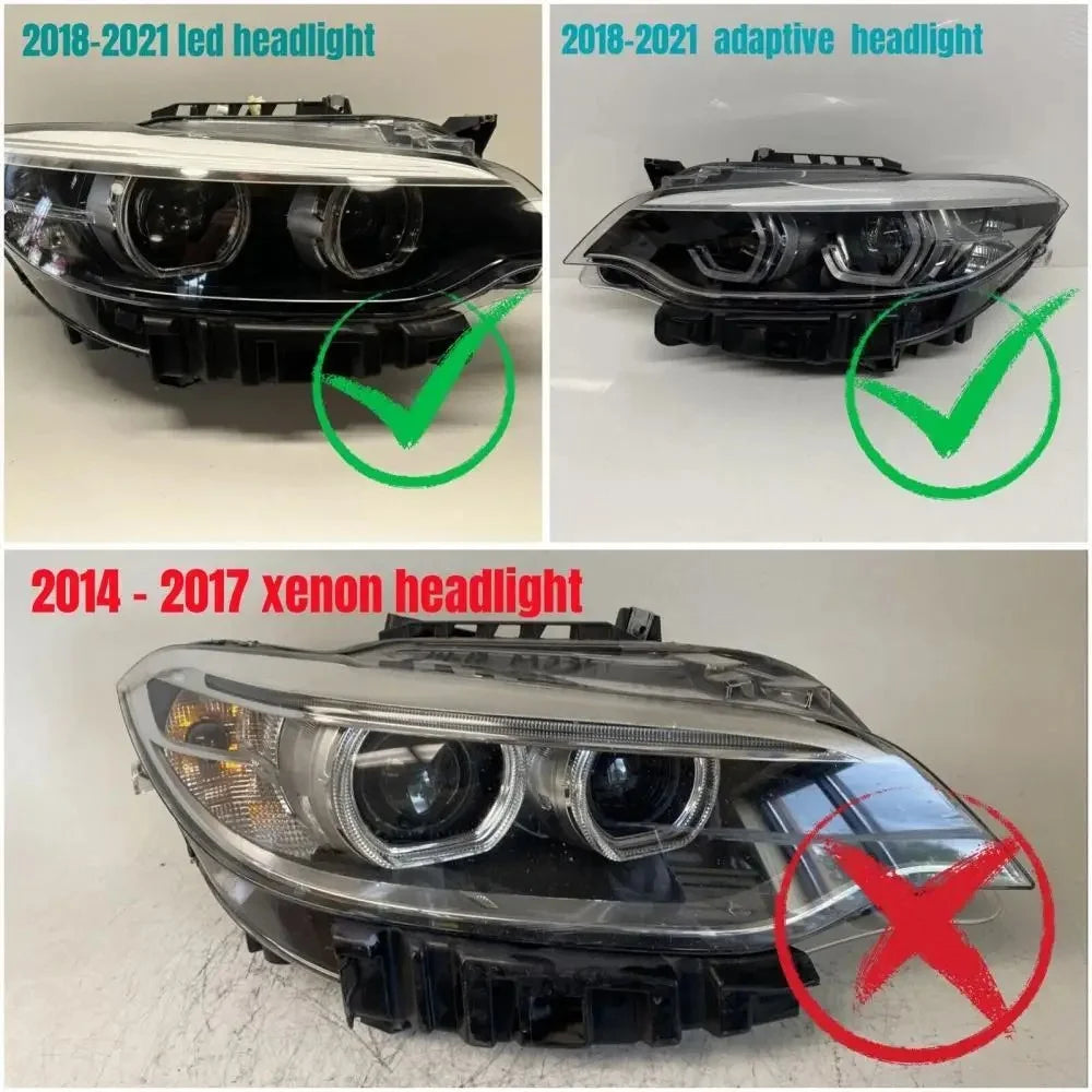 2018-2021 Year F87 M2 Yellow DRL Modules for BM-W F23 F22 LCI M240i 230i M2 218i Full LED Headlight DRL Daytime Light Angel Eye