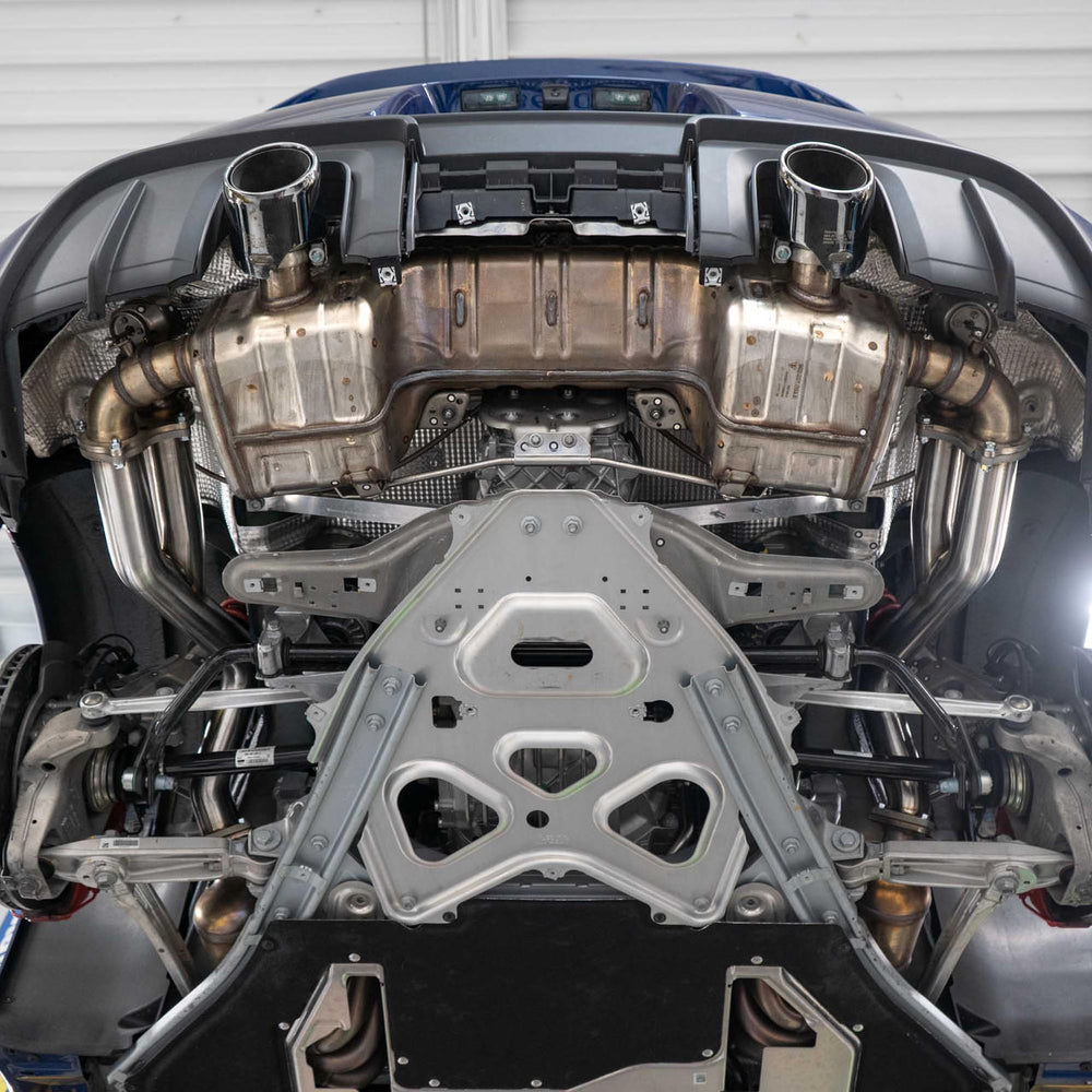 Fabspeed Porsche 718 GT4 / GTS / Spyder Over Axle Link Pipes (2020+)