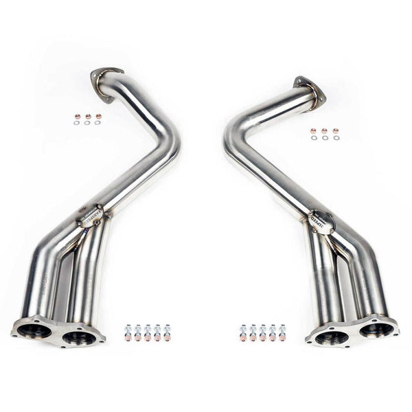 Fabspeed Porsche 718 GT4 / GTS / Spyder Over Axle Link Pipes (2020+)