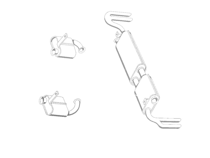 Maserati Merak Stainless Steel Exhaust (1972-87)