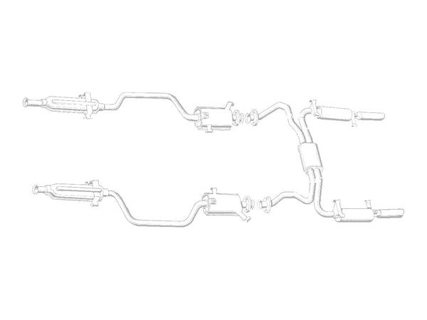 Maserati Kyalami Stainless Steel Exhaust (1975-83)