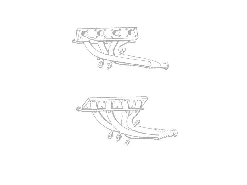 Maserati Mexico Stainless Steel Manifolds (1966-73)