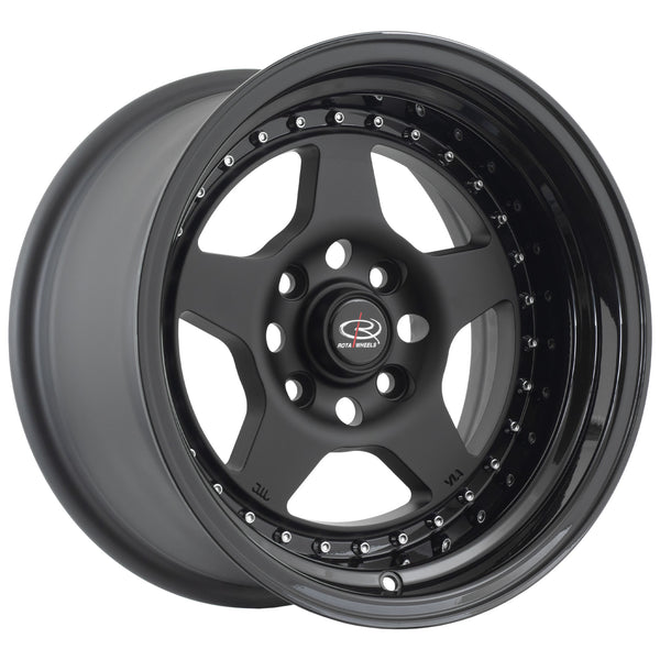 Kyusha-Flat Black Gloss Black Lip