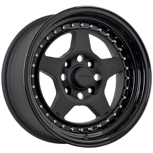 Kyusha-Matt Black Gloss Black Lip