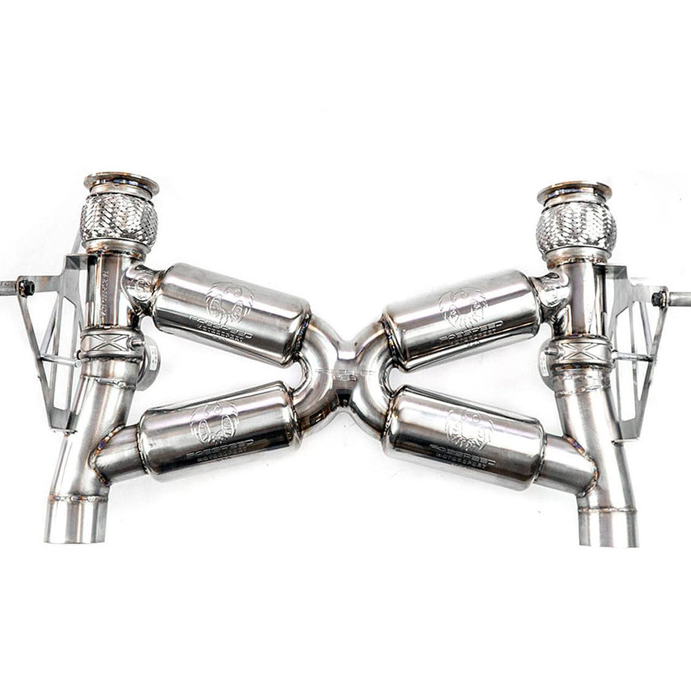 Fabspeed Lamborghini Huracan EVO / STO / Sterrato Valved Supersport X-Pipe Exhaust System (2019+)