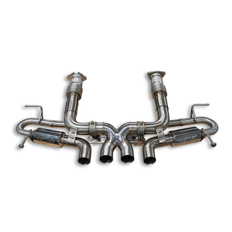 Fabspeed Chevrolet Corvette C8 Stingray / E-Ray  Valved Center Exit Conversion Exhaust System (2023+)