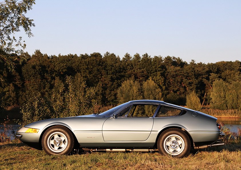 Ferrari 365 GTB 4 Daytona S2 (USA Spec) Stainless Steel Exhaust (1970-74)