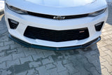 Front Splitter V.2 compatible with Chevrolet Camaro 6TH-GEN. Phase-i 2SS Coupe (2016-18) - Carbon Look