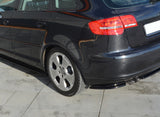 Rear Side Splitters compatible with Audi A3 Sportback 8P/ 8P Facelift - Carbon Look