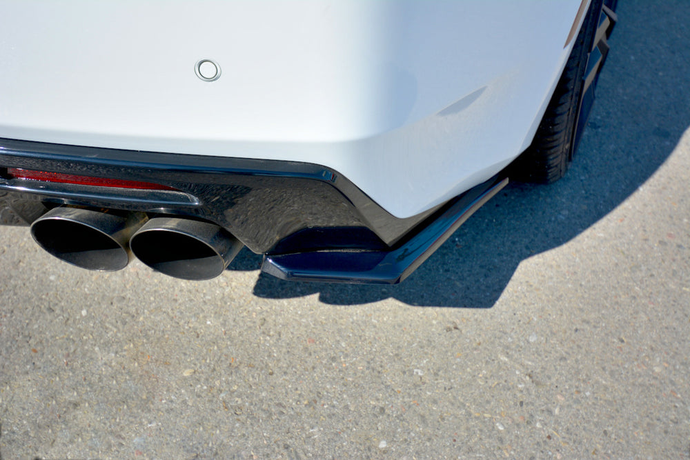 Rear Side Splitters compatible with Chevrolet Camaro 6TH-GEN. Phase-i 2SS Coupe (2016-18) - Carbon Look