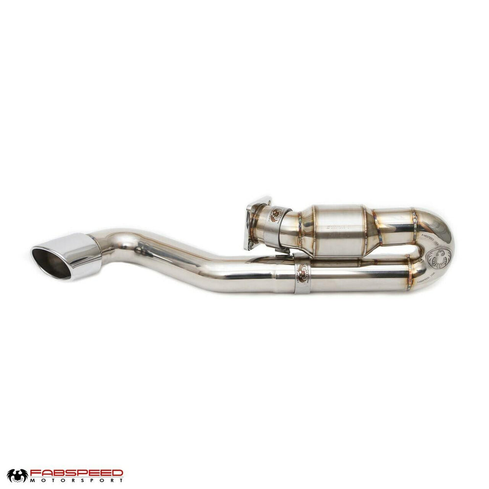 Fabspeed 911 Turbo 930 Sport Muffler Bypass Exhaust System with Catalyst (1976-1989)