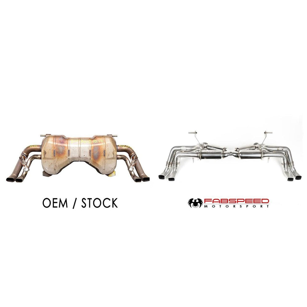 Fabspeed Audi R8 V10 Valvetronic Supersport X-Pipe Exhaust System (2016 - 2018)
