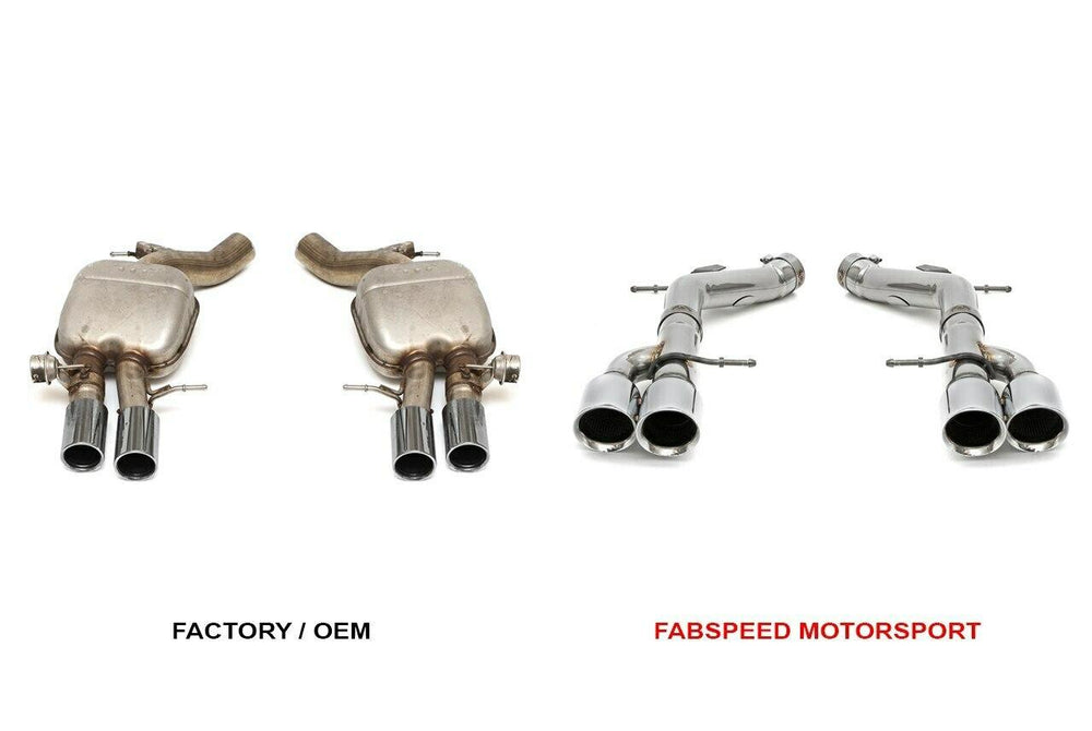 Fabspeed BMW M5 F10 Muffler Bypass Pipes