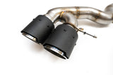 Fabspeed BMW M5 F90 Muffler Bypass Pipes with Quad Style Tips