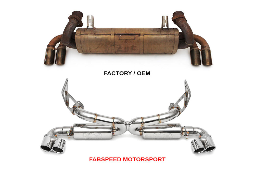 Fabspeed Ferrari 348 Supersport X-Pipe Exhaust System
