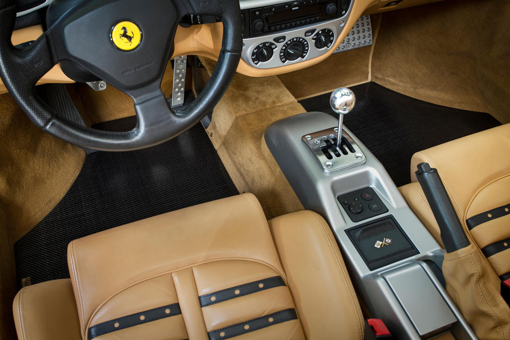 Fabspeed Ferrari 360 Carbon Fiber Floor Mats / Track Mats (1999-2005)
