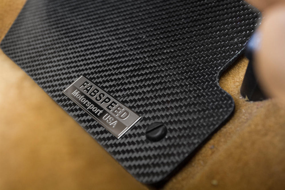 Fabspeed Ferrari 360 Carbon Fiber Floor Mats / Track Mats (1999-2005)