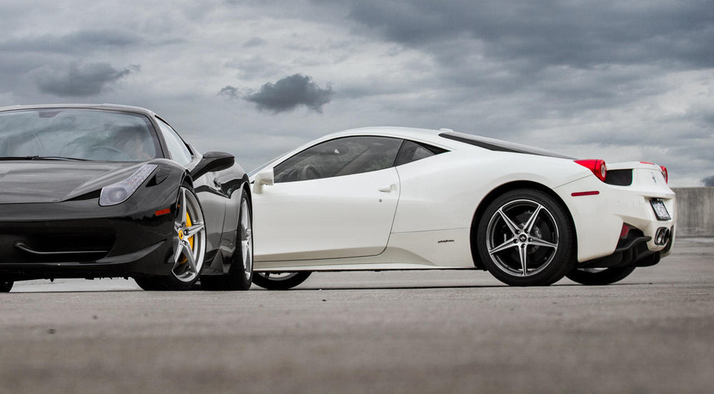 Fabspeed Ferrari 458 Italia Challenge Style Dual Exhaust Tips (2010-2015)