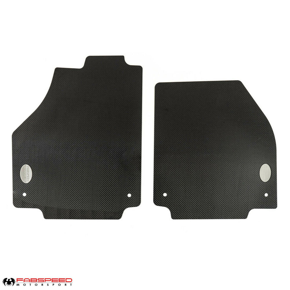 Fabspeed Ferrari 488 Carbon Fiber Floor Mats / Track Mats
