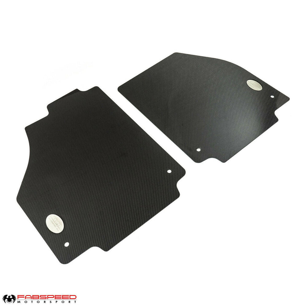 Fabspeed Porsche GT4 Carbon Fiber Floor Mats / Track Mats
