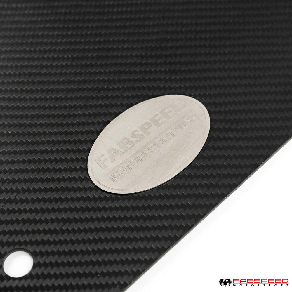 Fabspeed Porsche GT4 Carbon Fiber Floor Mats / Track Mats