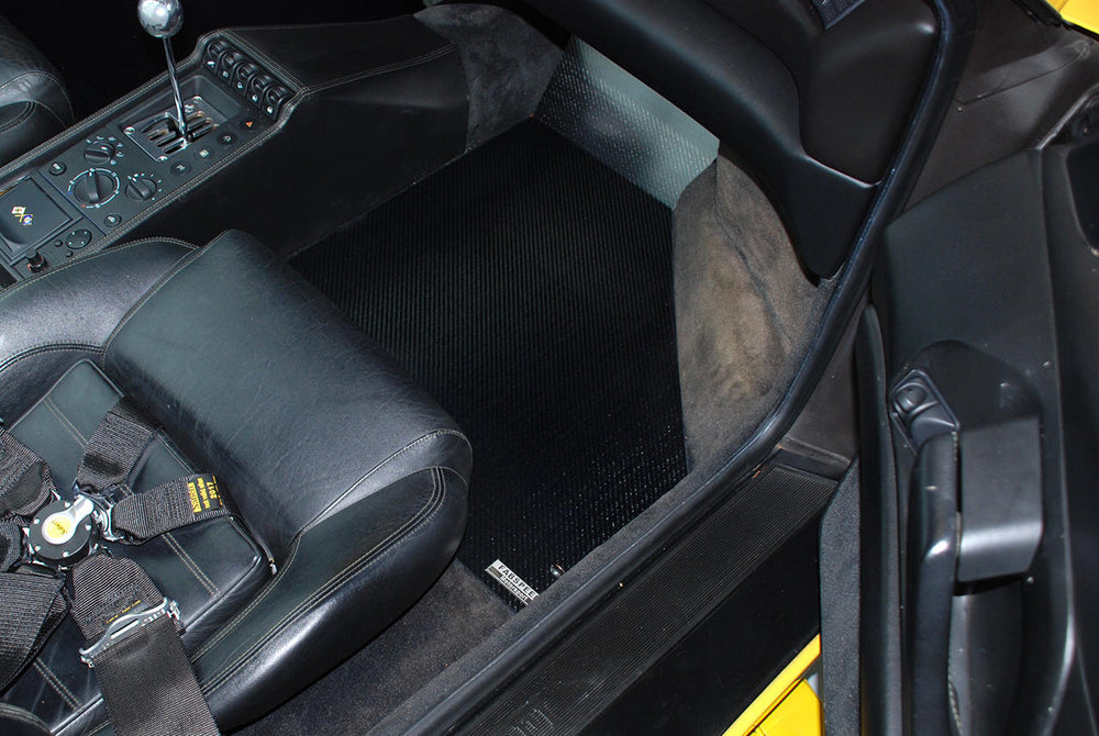 Fabspeed Ferrari F355 Carbon Fiber Floor Mats / Track Mats (1994-1999)