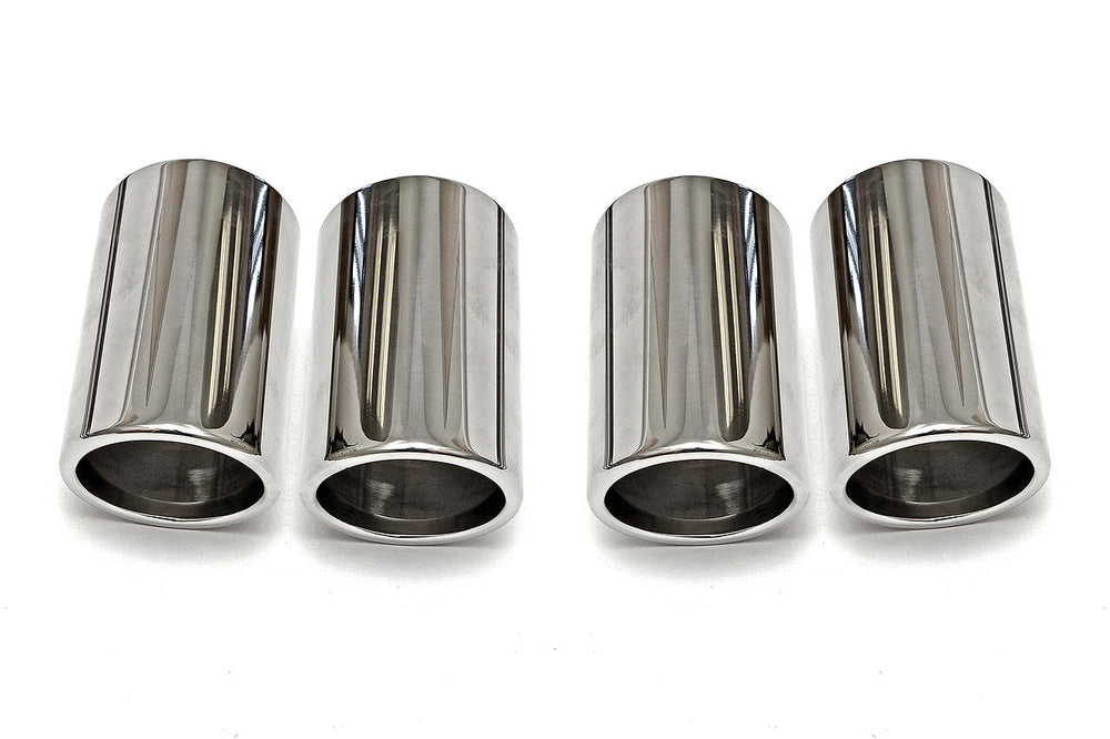 Fabspeed Ferrari F430 Polished Slip-On Tip Covers (2005-2009)