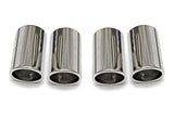 Fabspeed Ferrari F430 Polished Slip-On Tip Covers (2005-2009)