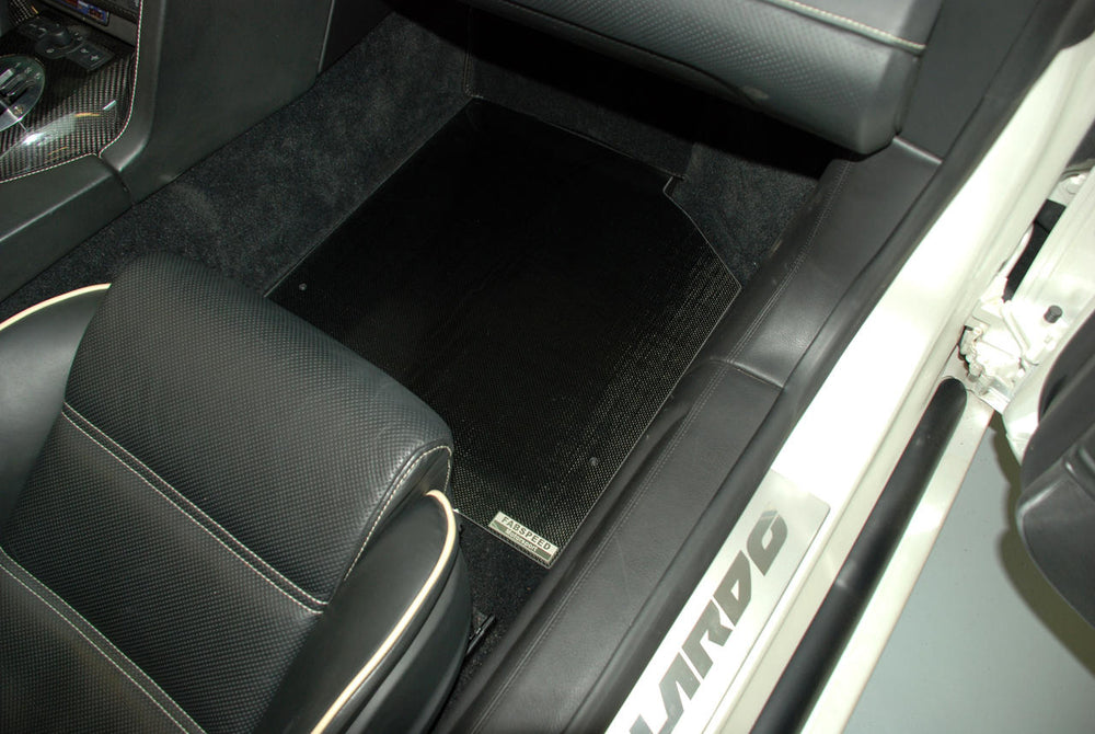 Fabspeed Lamborghini Gallardo Carbon Fiber Floor Mats / Track Mats (2004-2008)