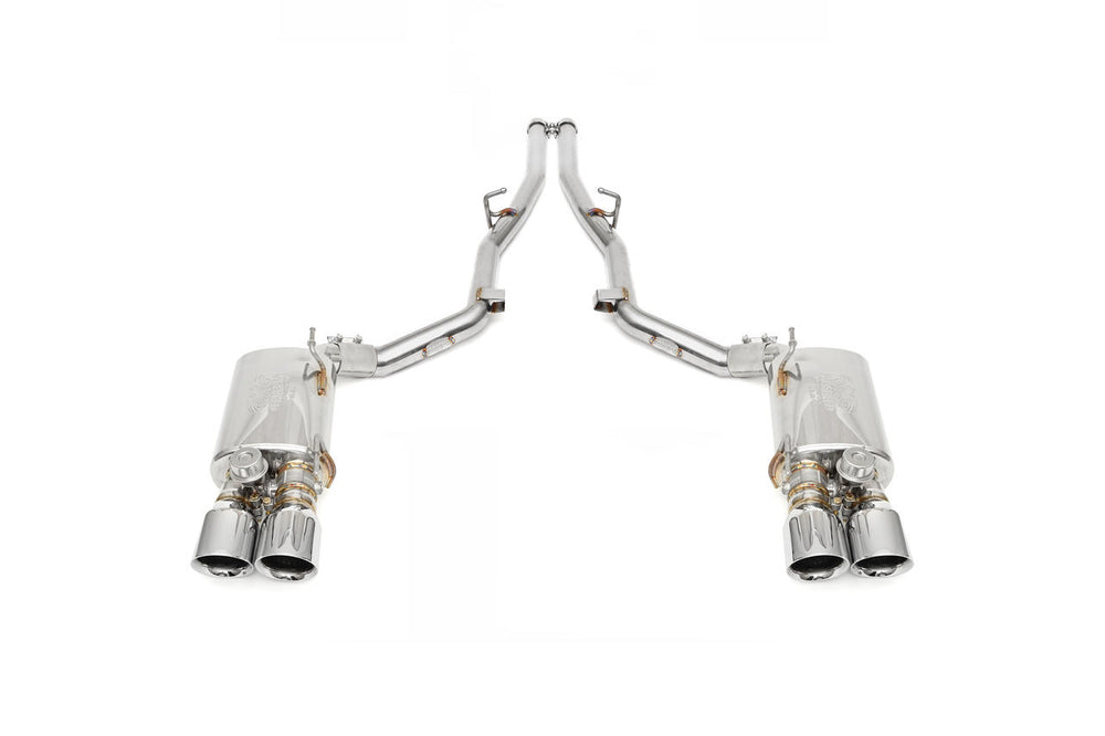 Fabspeed Maserati Ghibli Valvetronic Rear Mufflers (2013+)