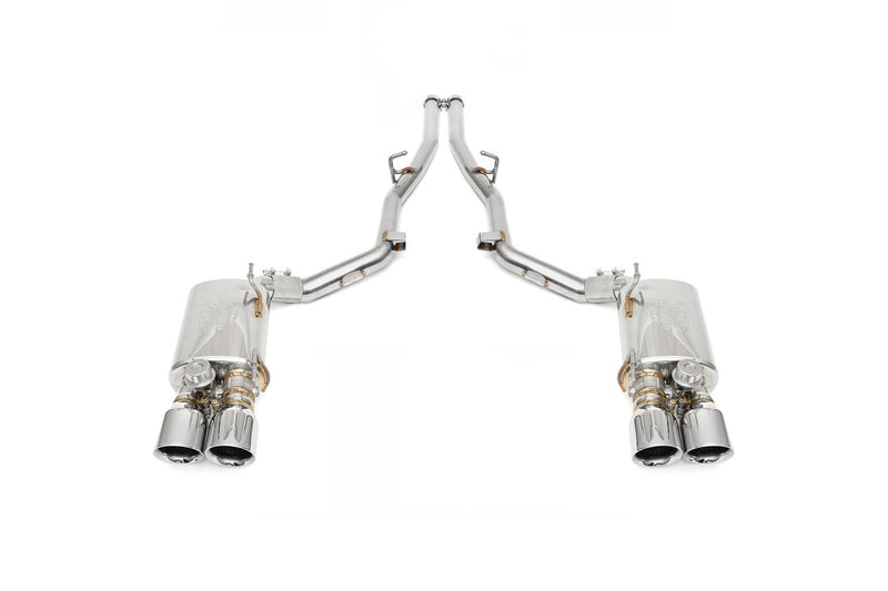 Fabspeed Maserati Ghibli Valvetronic Rear Mufflers (2013+)