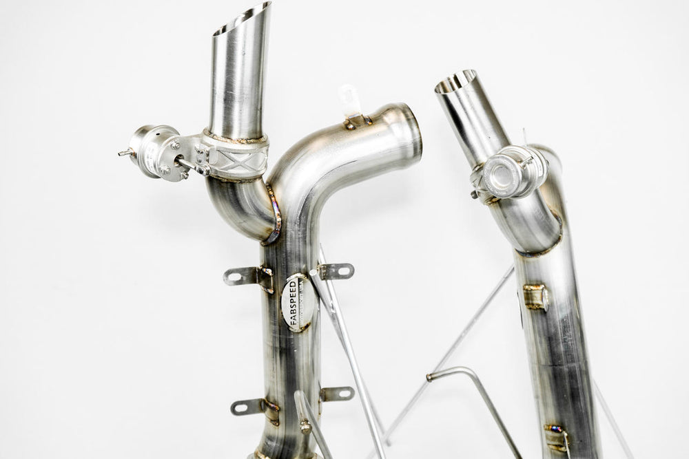 Fabspeed McLaren 570S / 540C "600LT Style" Valvetronic Sport Catalytic Converter Exhaust System