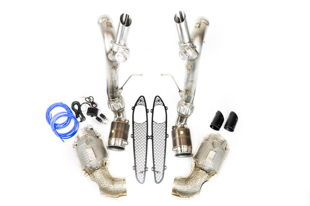 Fabspeed McLaren 570S / 540C "600LT Style" Valvetronic Sport Catalytic Converter Exhaust System