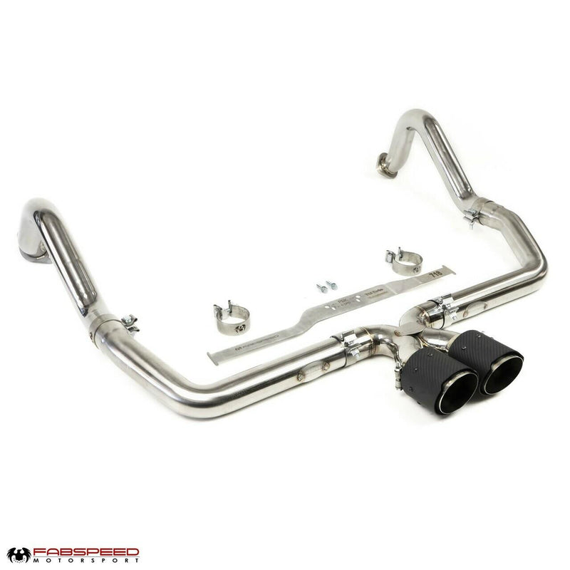 Fabspeed Porsche 718 Boxster/Cayman Maxflo Cat-Back Exhaust System (2017+)