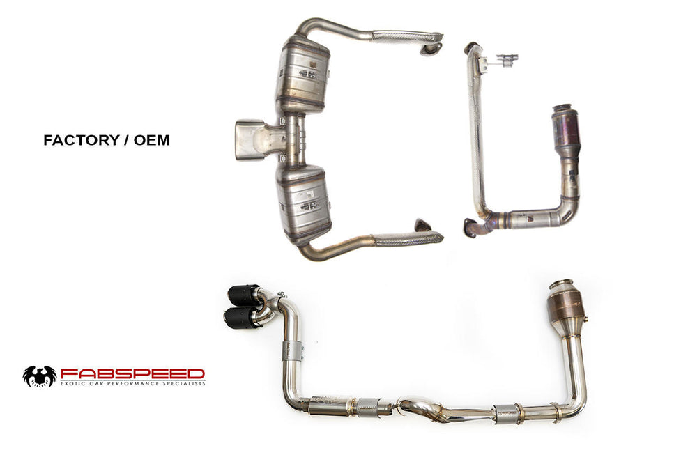 Fabspeed Porsche 718 Boxster/Cayman Supercup Turboback Exhaust System (2017+)
