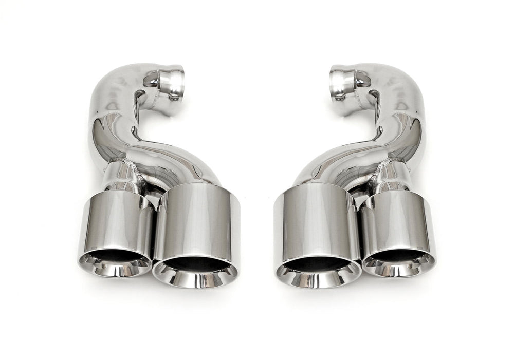 Fabspeed Porsche 957 V6 Deluxe Quad Style Tips (2008-2010)