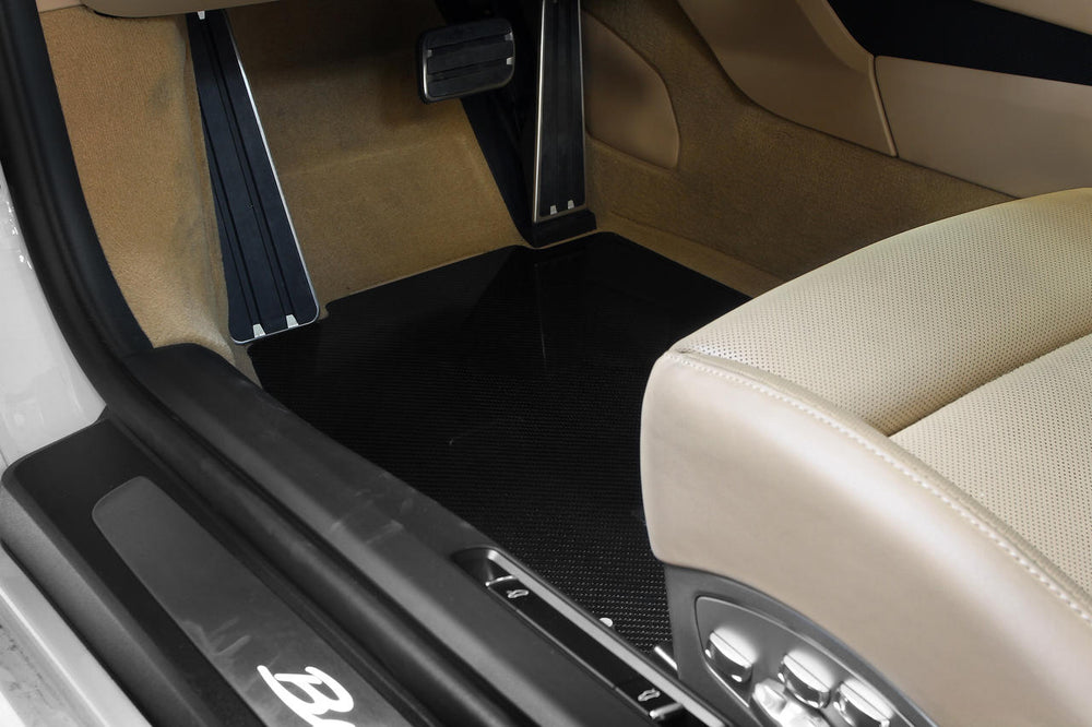 Fabspeed Porsche 981 Boxster Cayman Carbon Fiber Floor Mats / Track Mats